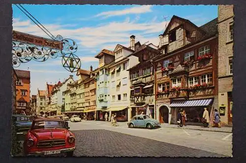 Lindau, Bodensee, Straßenansicht, Gasthaus zum Sünfzen - 421588