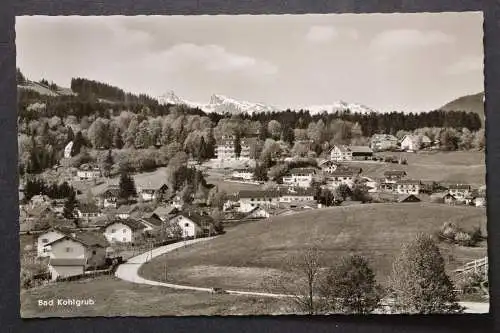 Bad Kohlgrub, Teilansicht mit Blick auf Ammergauer Alpen - 421676