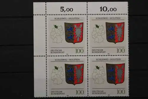 Deutschland, MiNr. 1715, Viererblock, Ecke li. oben, postfrisch - 656226