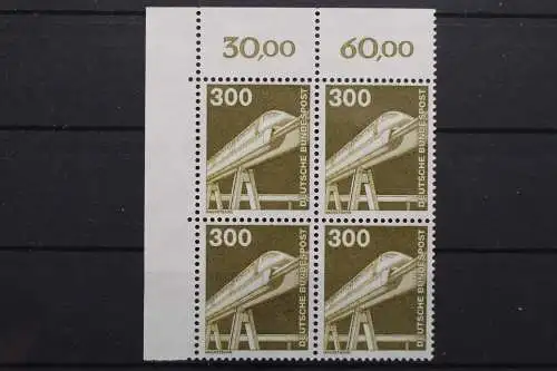 Deutschland, MiNr. 1138, Viererblock, Ecke li. oben, postfrisch - 657642