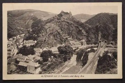 Altenahr, Burgruine Are, drei Tunnel - 421750