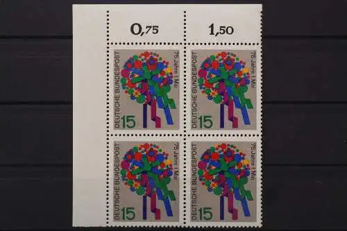 Deutschland, MiNr. 475, Viererblock, Ecke links oben, postfrisch - 656299