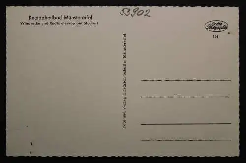 Münstereifel, Windhecke und Radioteleskop auf Stockert - 422414