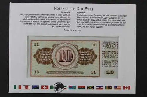 Jugoslawien, Banknotenbrief - 662599