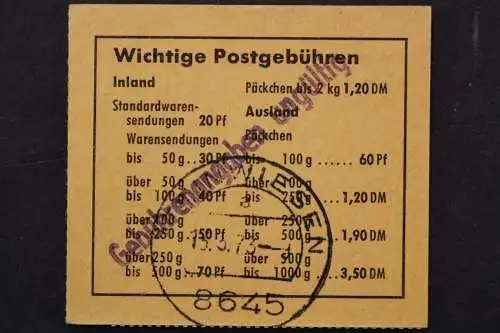 Deutschland (BRD), MiNr. MH 14 g, postfrisch - 659047