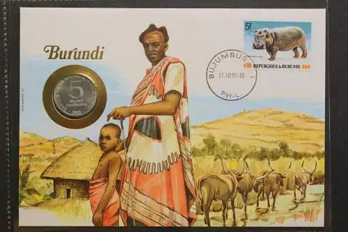 Burundi, Numisbrief, 11.10.1991 - 656939