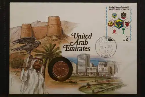 Vereinigte Arabische Emirate, Numisbrief, 19.4.1987 - 656996