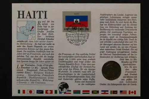 Haiti, Numisbrief vom 24.11.1987 - 662702