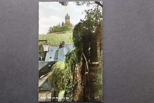 Cochem, an der Mosel, Blick auf die Altstadt und Burg - 421910