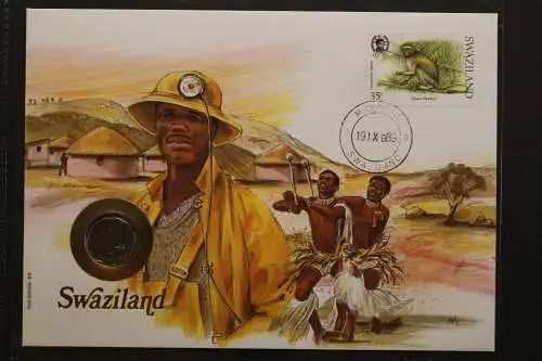 Swasiland, Numisbrief, 19.9.1989 - 656979