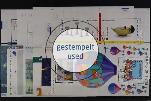 Deutschland, MiNr. 1772-2086 - Jahrgänge 1995-1999, Kollektion, gestempelt - 694768