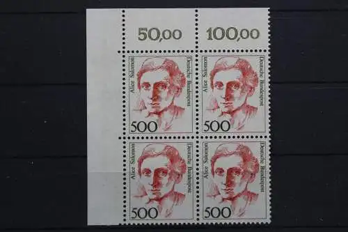 Deutschland, MiNr. 1397, Viererblock, Ecke li. oben, postfrisch - 657661