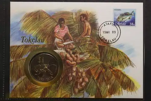 Tokelau, Numisbrief, 19.3.1989 - 657002