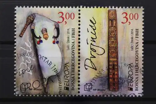 Kroatische Republik, MiNr. 385-386 Paar, gestempelt - 659144