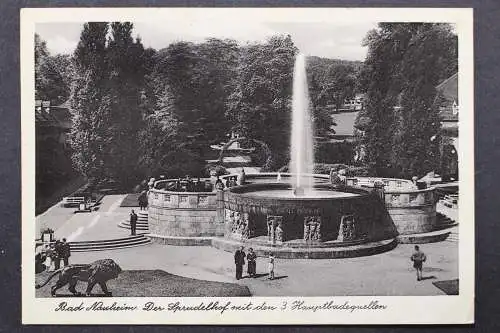 Bad Nauheim, der Sprudelhof mit den 3 Hauptbadequellen - 424253