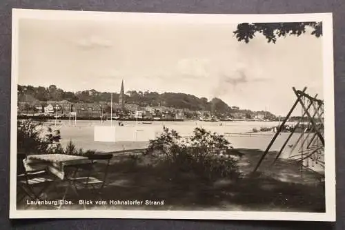 Lauenburg / Elbe, Blick vom Hohnstorfer Strand - 422014