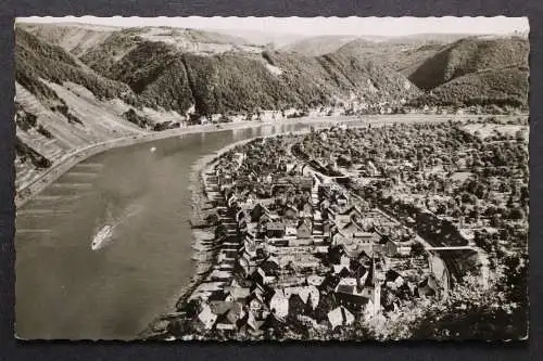 Löf-Brodenbach, Mosel, Blick auf den Ort, Kirche - 422547