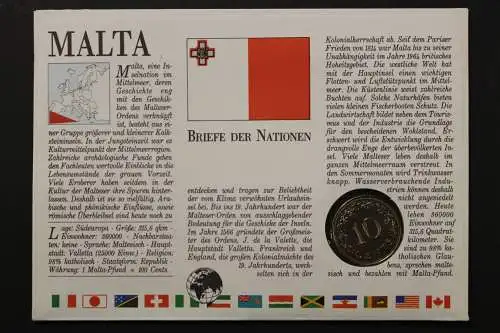 Malta, Numisbrief vom 15.4.85 - 659804