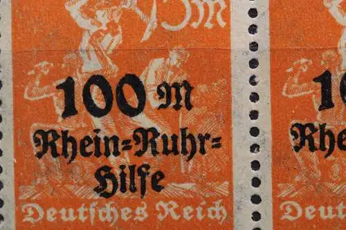 Deutsches Reich, MiNr. 258 PLF VIII, Paar, postfrisch, geprüft Infla - 658617