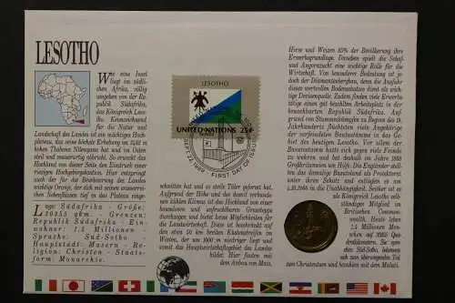 Lesotho, Numisbrief vom 22.9.88 - 659821