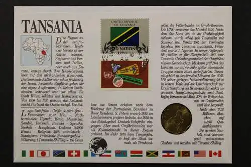 Tansania, Numisbrief, 1988 - 659835