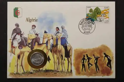 Algerien, Numisbrief vom 20.6.90 - 659853