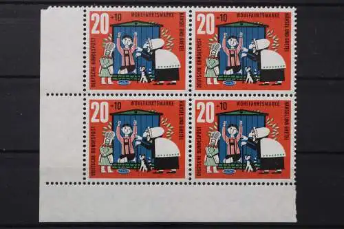 Deutschland (BRD), MiNr. 371 Viererblock Ecke links unten, postfrisch - 212463