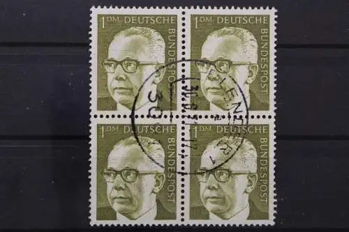 Deutschland (BRD), MiNr. 644 Viererblock, gestempelt - 212559