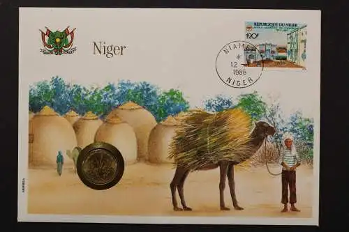 Niger, Numisbrief vom 12.1.88 - 659828