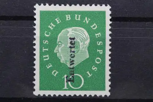 Deutschland (BRD), MiNr. 303 y Handstempel "Entwertet", postfrisch, BPP Signatur - 662923