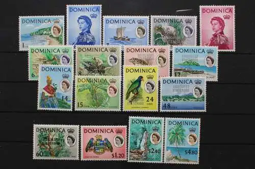 Dominica, MiNr. 207-223, postfrisch - 213081