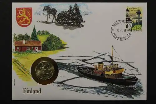 Finnland, Numisbrief vom 30.1.86 - 659813