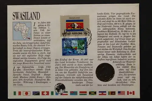 Swasiland, Numisbrief vom 17.9.89 - 659825