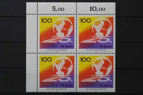 Deutschland, MiNr. 1495, Viererblock, Ecke li. oben, postfrisch - 662150