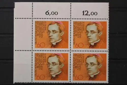 Deutschland, MiNr. 1220, Viererblock, Ecke li. oben, postfrisch - 662187