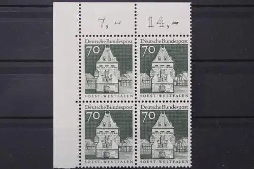 Deutschland, MiNr. 497 Viererblock, Ecke links oben, postfrisch - 660934