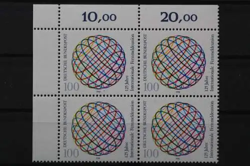 Deutschland, MiNr. 1464, Viererblock, Ecke li. oben, postfrisch - 662162