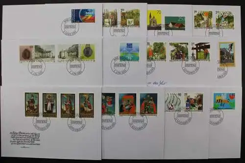 Liechtenstein, MiNr. 1310-1338, Jahrgang 2003, FDC - 662040