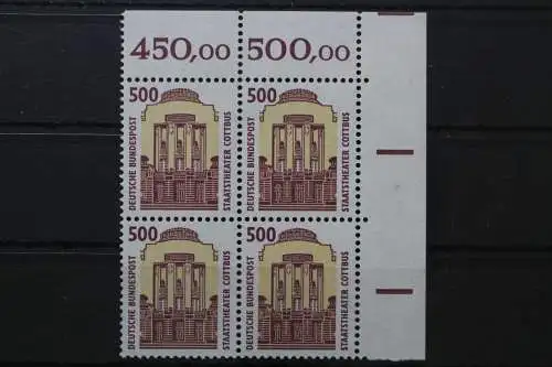 Deutschland, MiNr. 1679 Viererblock, Ecke rechts oben, postfrisch - 662103