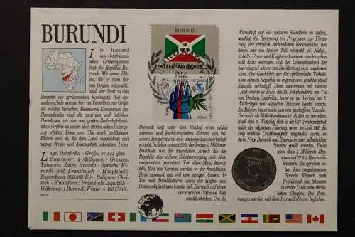 Burundi, Numisbrief vom 5.9.90 - 659824