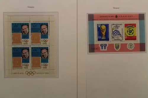 Olympische Spiele 1980, über 80 Vordruckblätter mit Briefmarken - 707282