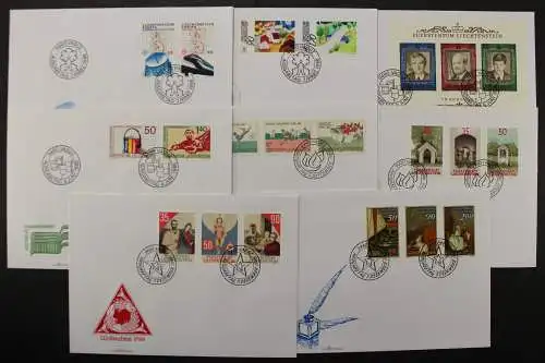 Liechtenstein, MiNr. 937-959, Jahrgang 1988, FDC - 662025