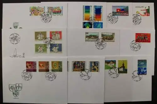 Liechtenstein, MiNr. 1165-1189, Jahrgang 1998, FDC - 662035