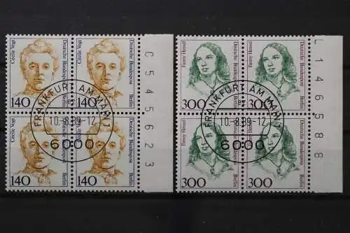 Berlin, MiNr. 848-849, Viererblock, Rand mit Bogenzähler, gestempelt - 661218