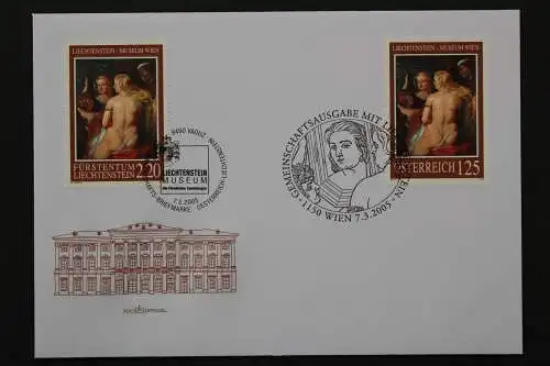 Liechtenstein, MiNr. 1374 + AUT 2519, FDC - 662057