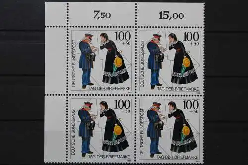 Deutschland, MiNr. 1692 Viererblock, Ecke links oben, postfrisch - 662094