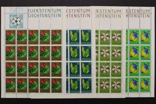 Liechtenstein, MiNr. 539-542, 20er Bögen, postfrisch - 202425