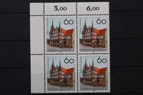 Deutschland, MiNr. 1222 Viererblock Ecke links oben, postfrisch - 204729