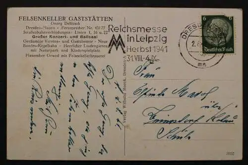 Dresden - Plauen, Felsenkeller Gaststätten - 422951