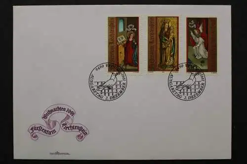 Liechtenstein, MiNr. 1027-1029, FDC - 205141